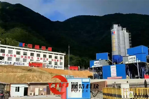 豫特科技助力安能集團(tuán)水電站重點(diǎn)項(xiàng)目，機(jī)制砂生產(chǎn)線。